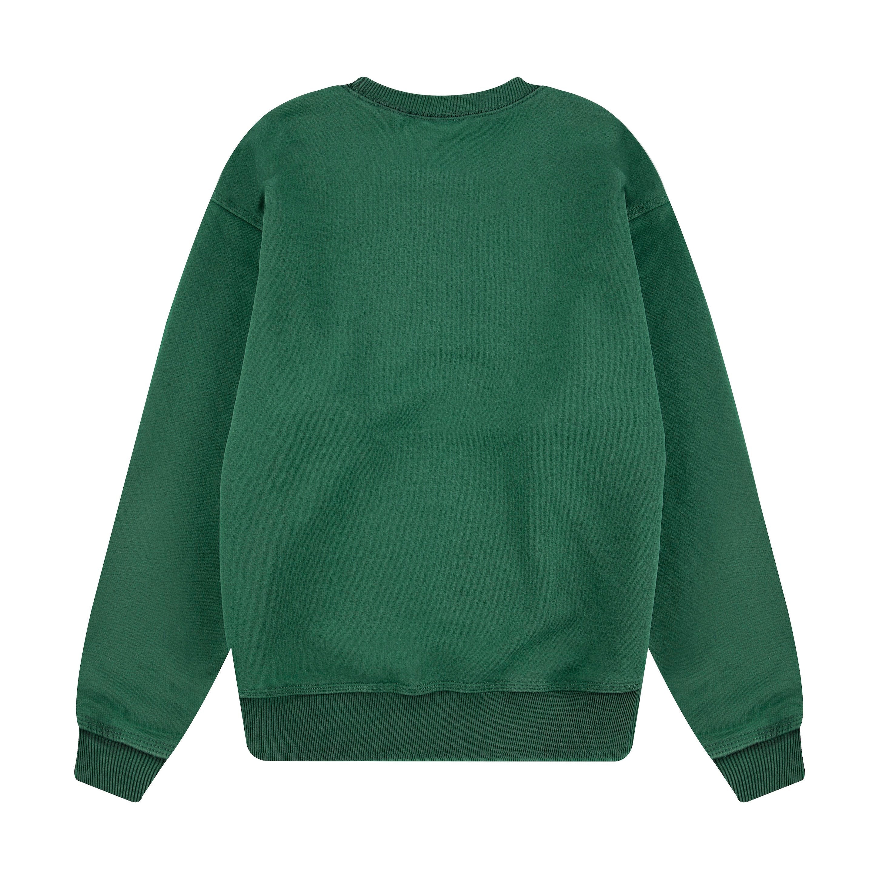 "super kid" crewneck green