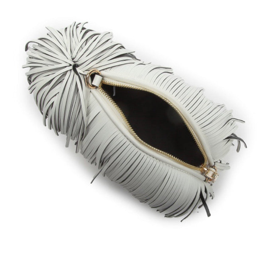 Chrome Heart Leather Bag Crossbody Bag