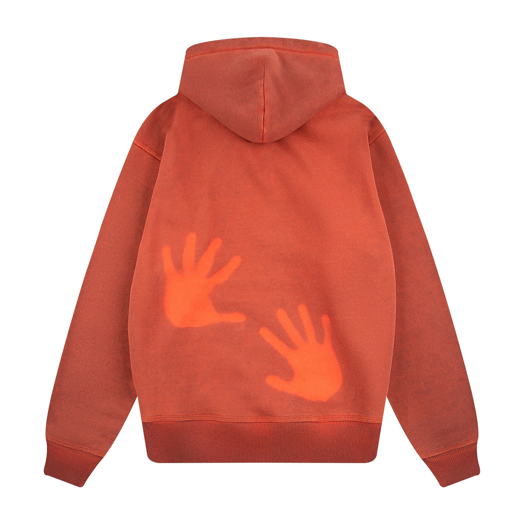 "super kid" Hoodie orange