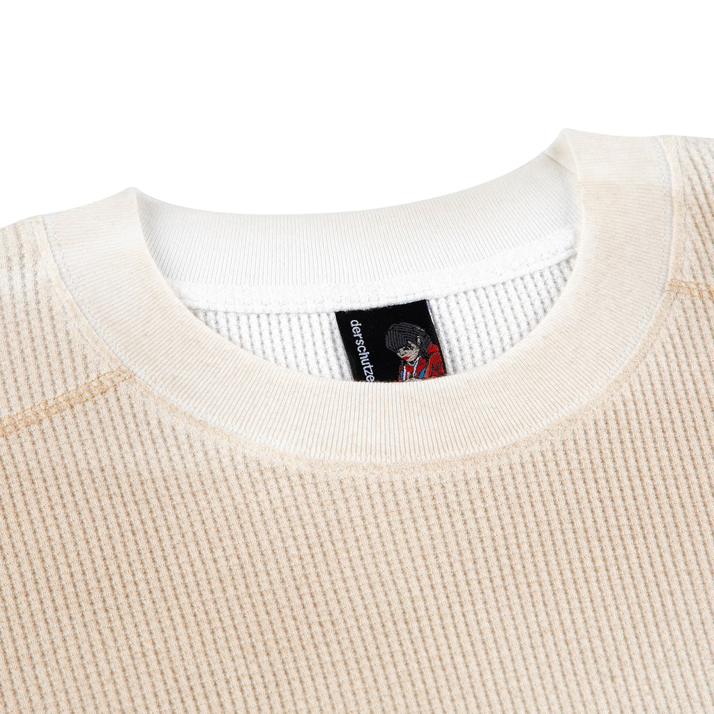 "yasmin v3" waffle long sleeve off white