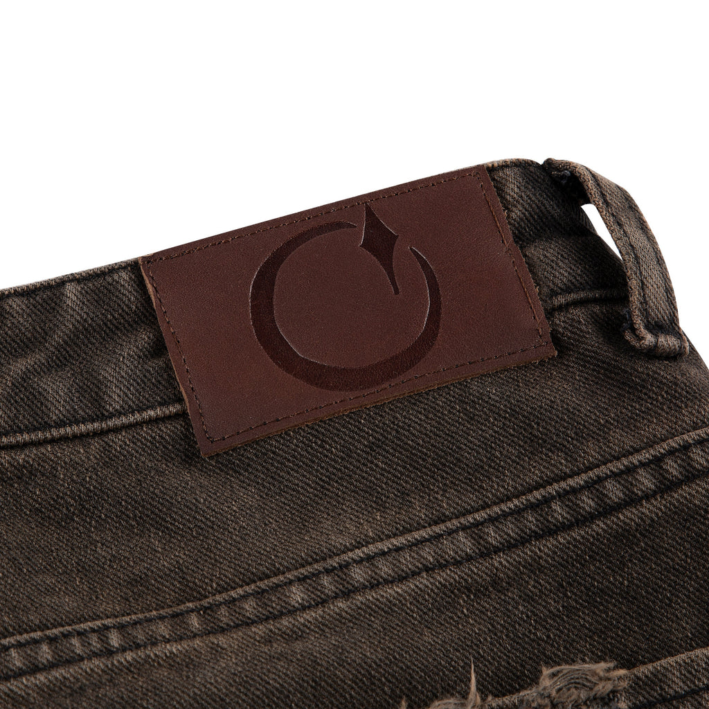 "yasmin v3" Jorts brown updated fit