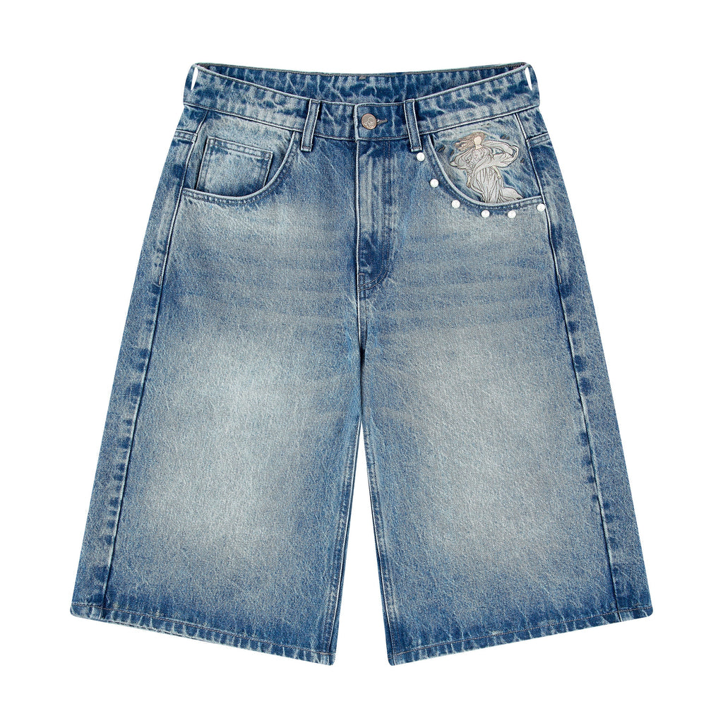 "awakening" Jorts blue