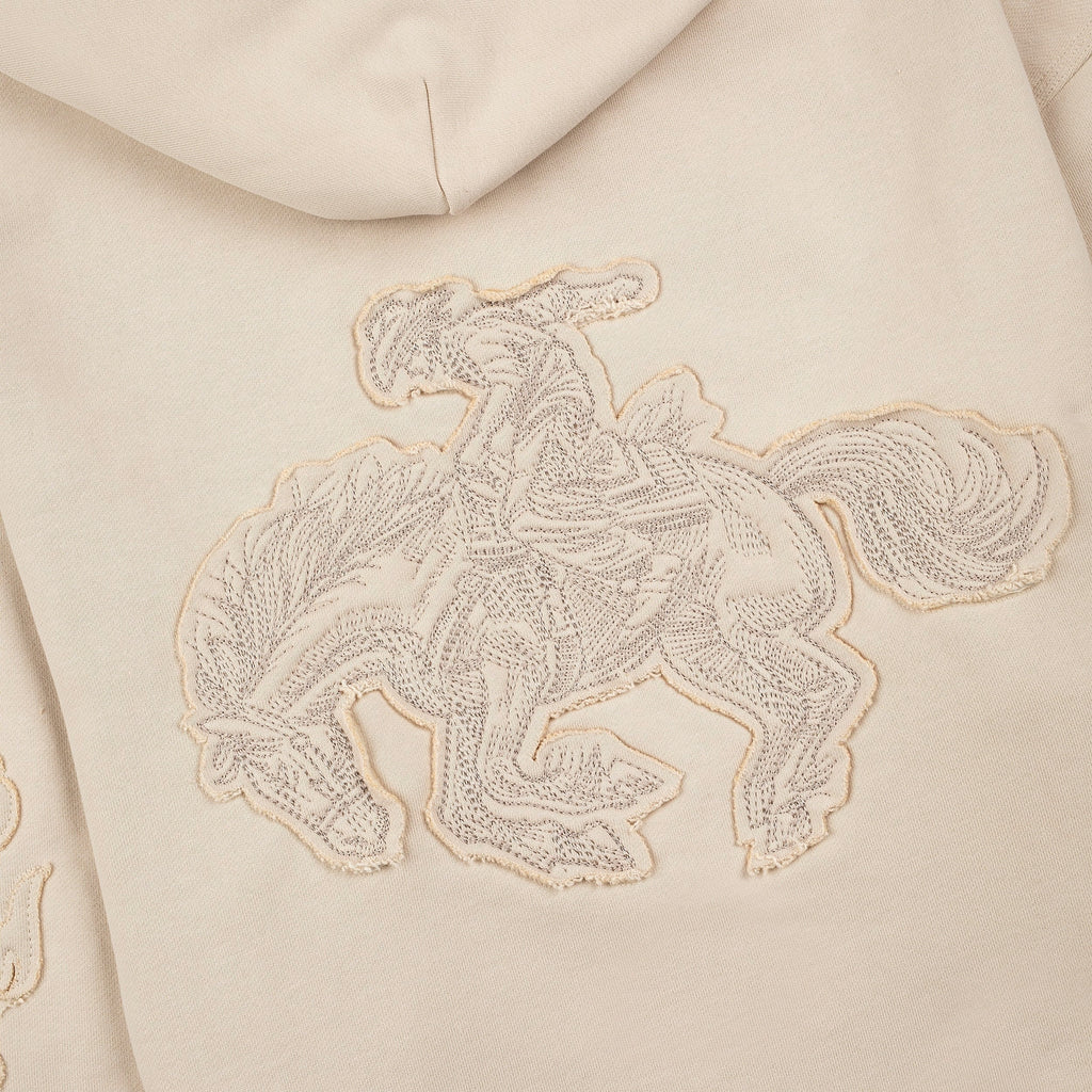 "western" Zip Up beige