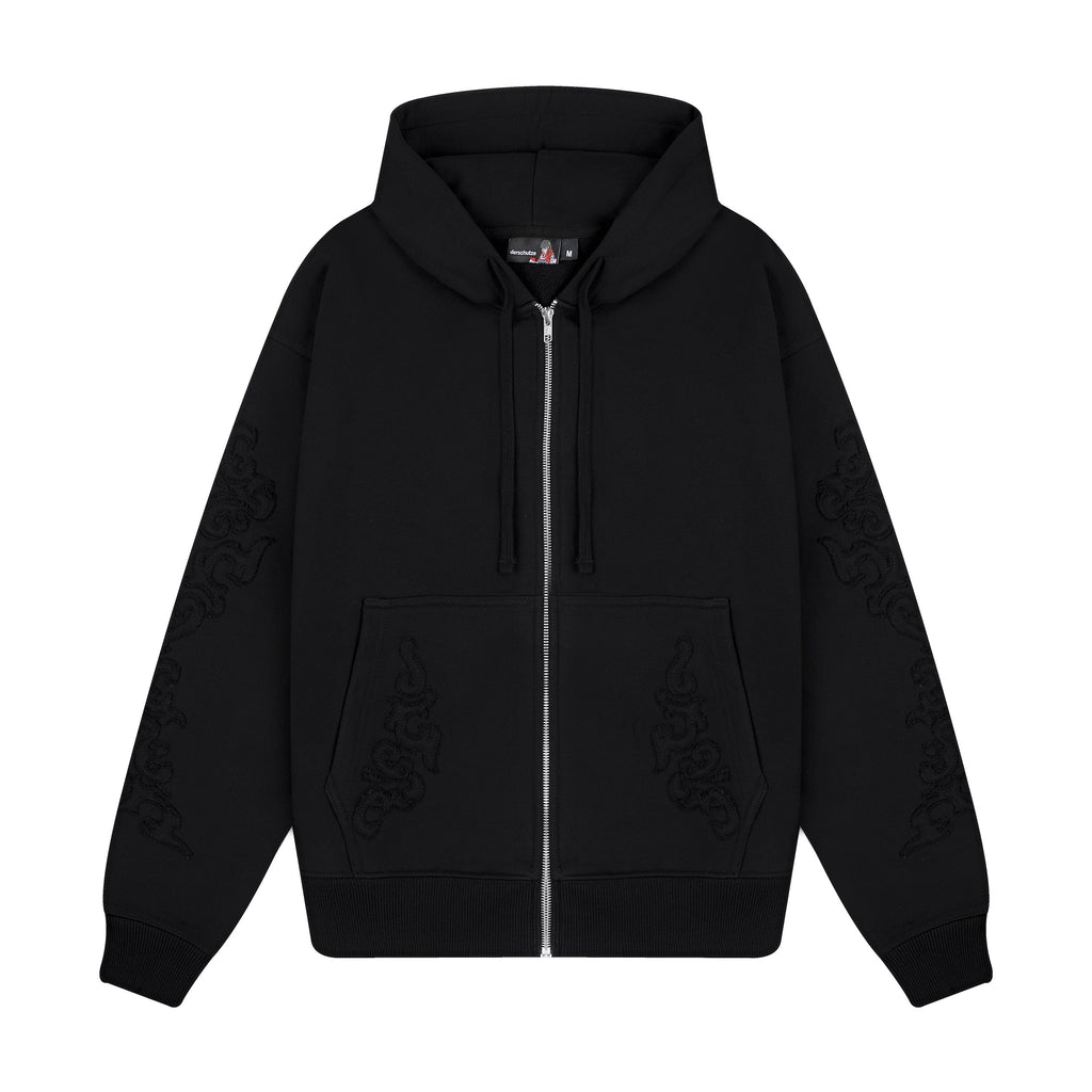 "western" Zip Up black