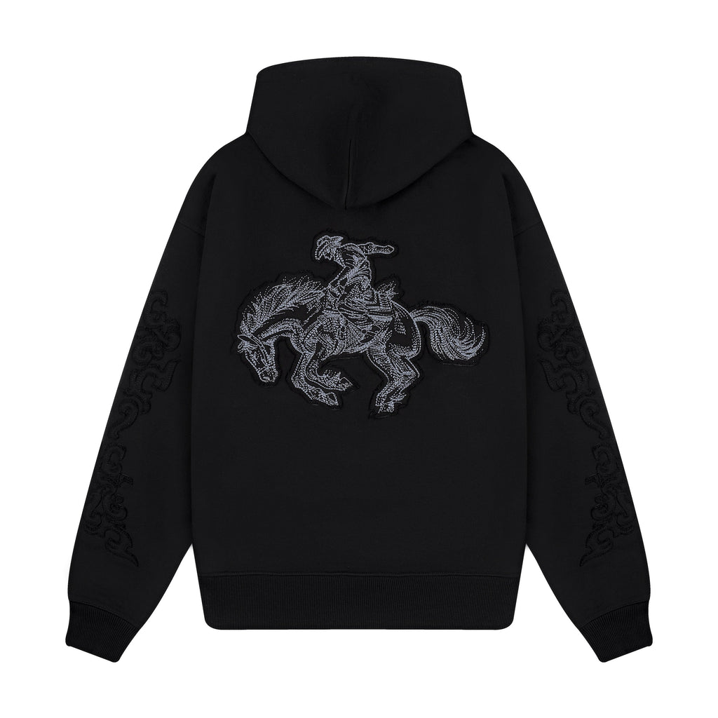 "western" Zip Up black