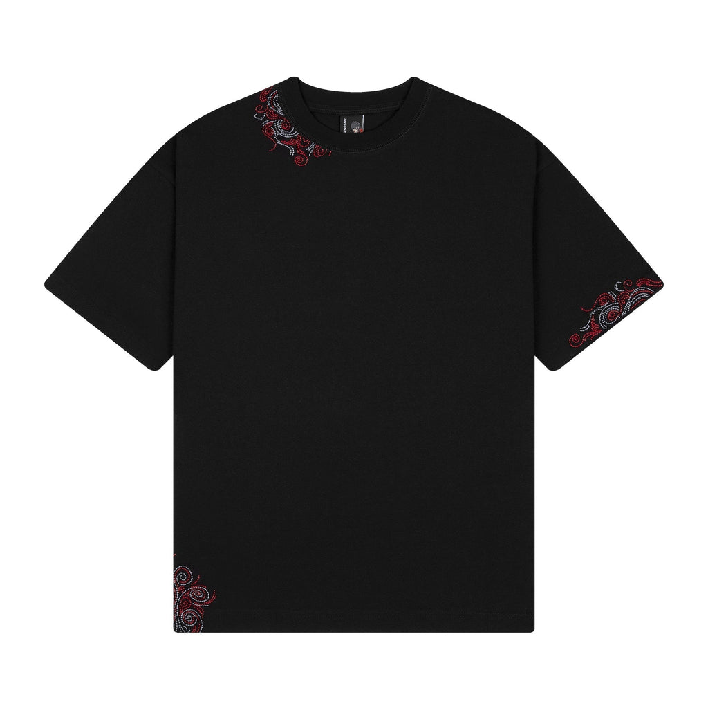 "mosaic" T Shirt black 01