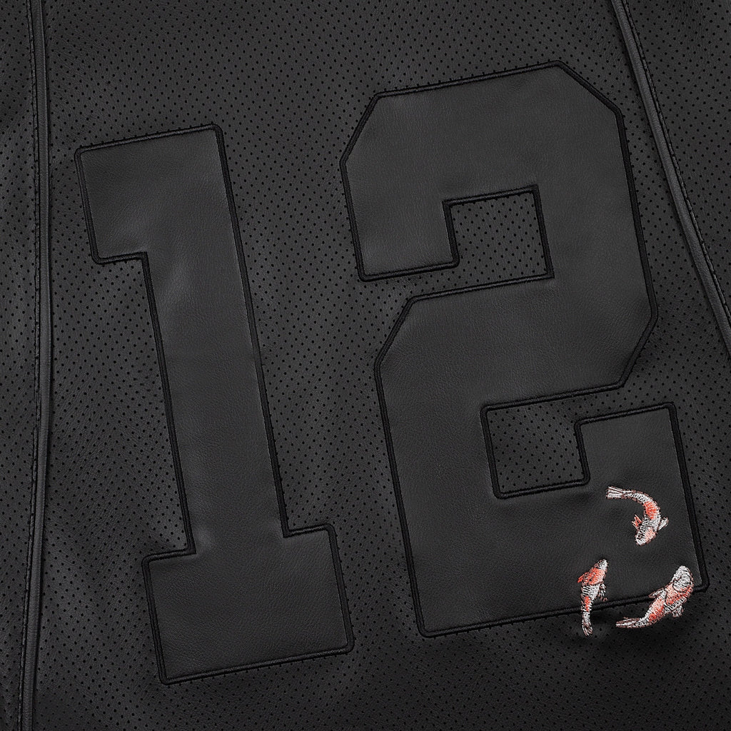 "koi fish v2" leather jersey