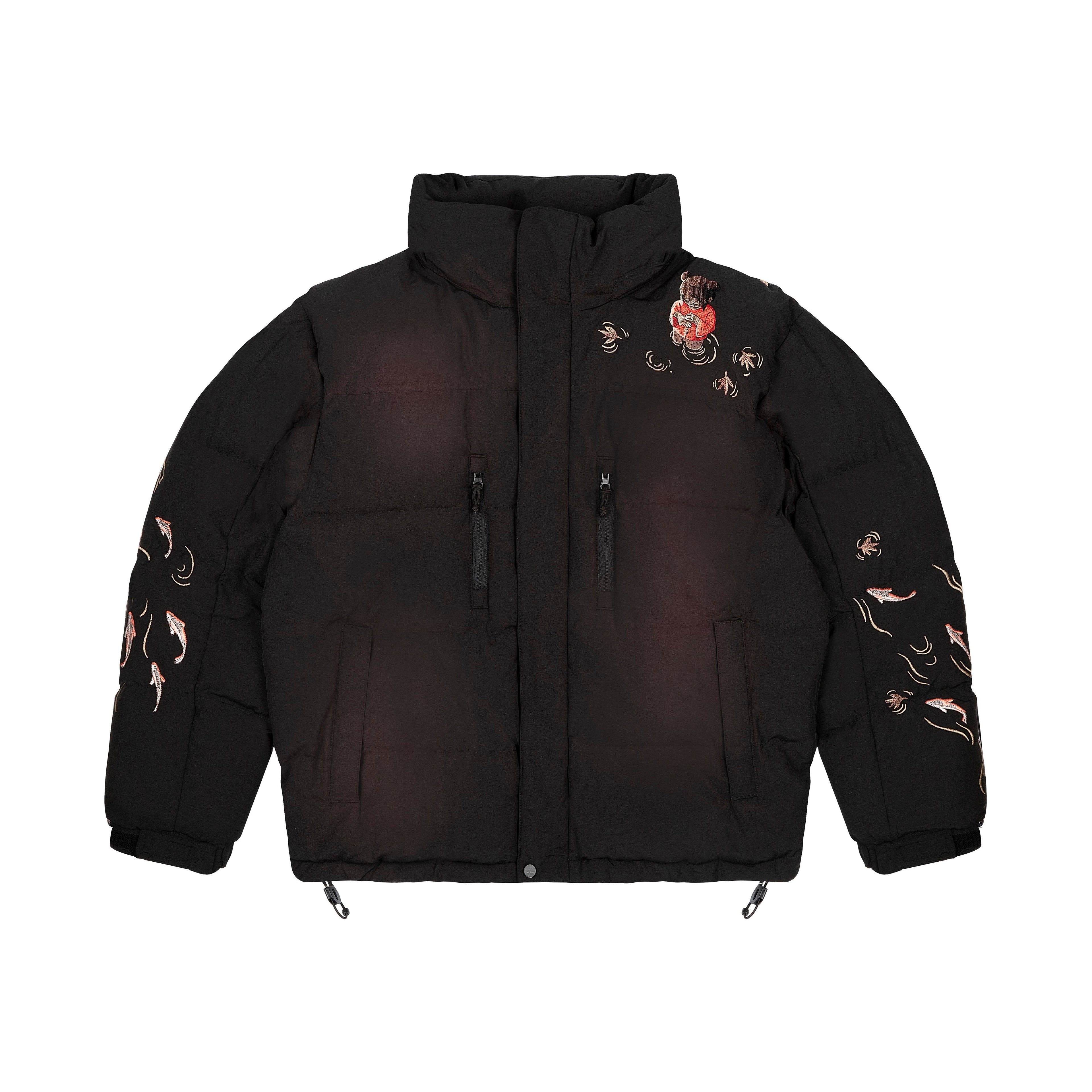 "koi fish" Puffer black