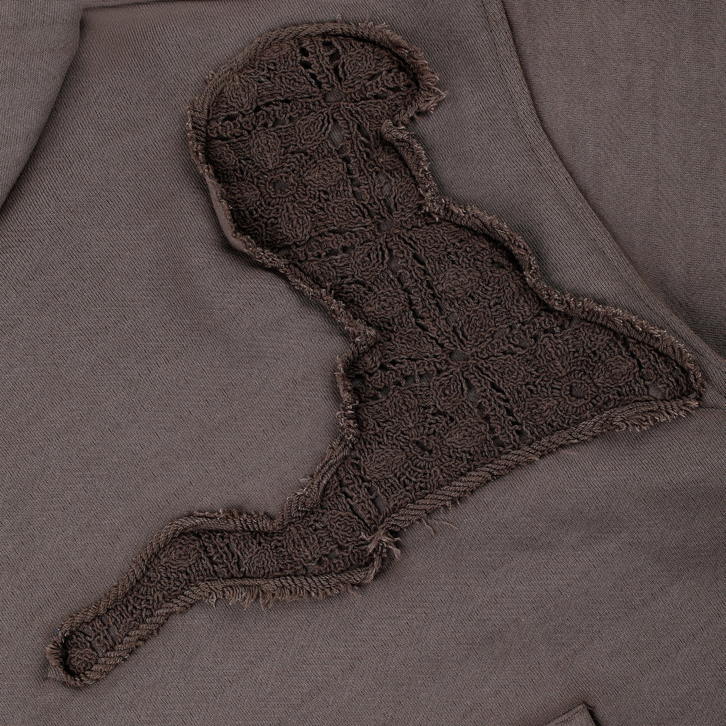 "lotus" Hoodie brown