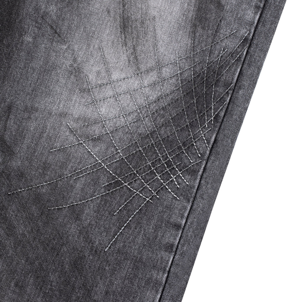 "sashiko v2" denim grey