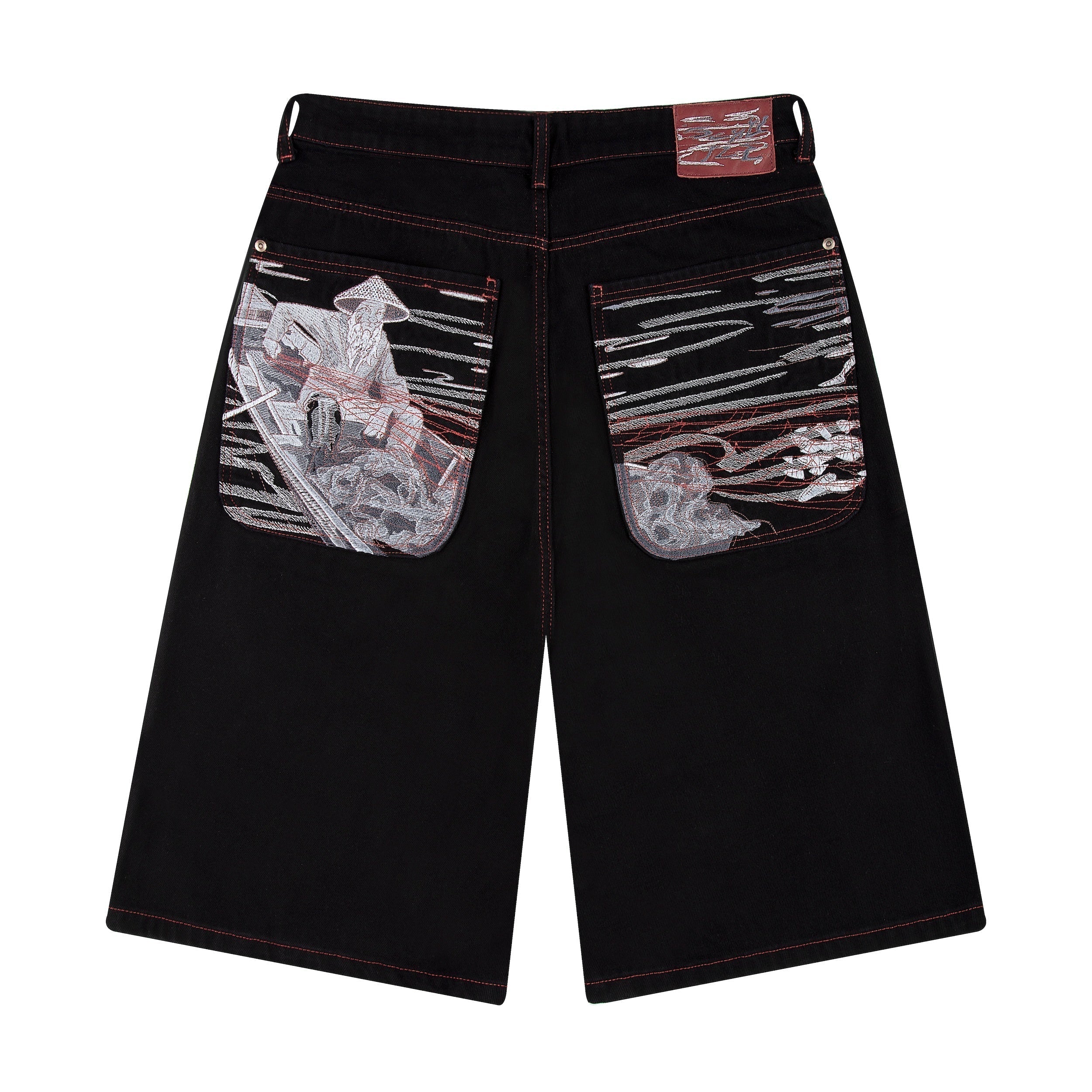 "lotus" Jorts black