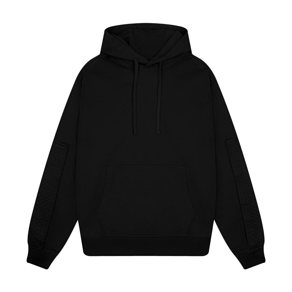 "sashiko" Hoodie black