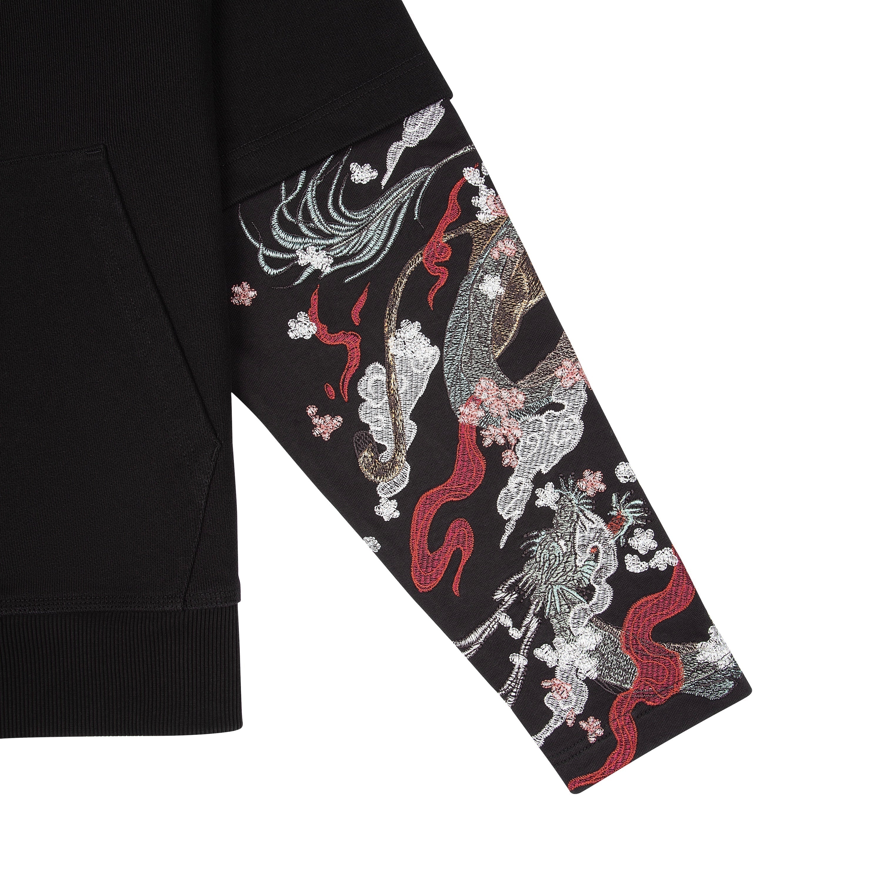 "yakuza" double sleeve Hoodie