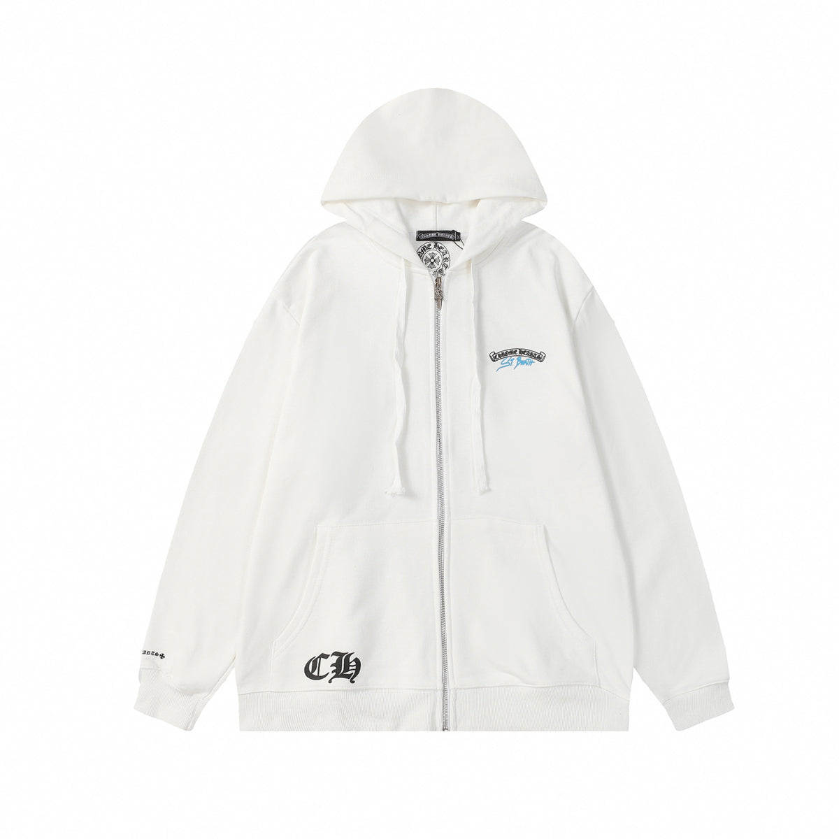 Chrome Heart Hoodie Sanskrit Big Horseshoe Hooded Jacket Men's Hooded Sweater