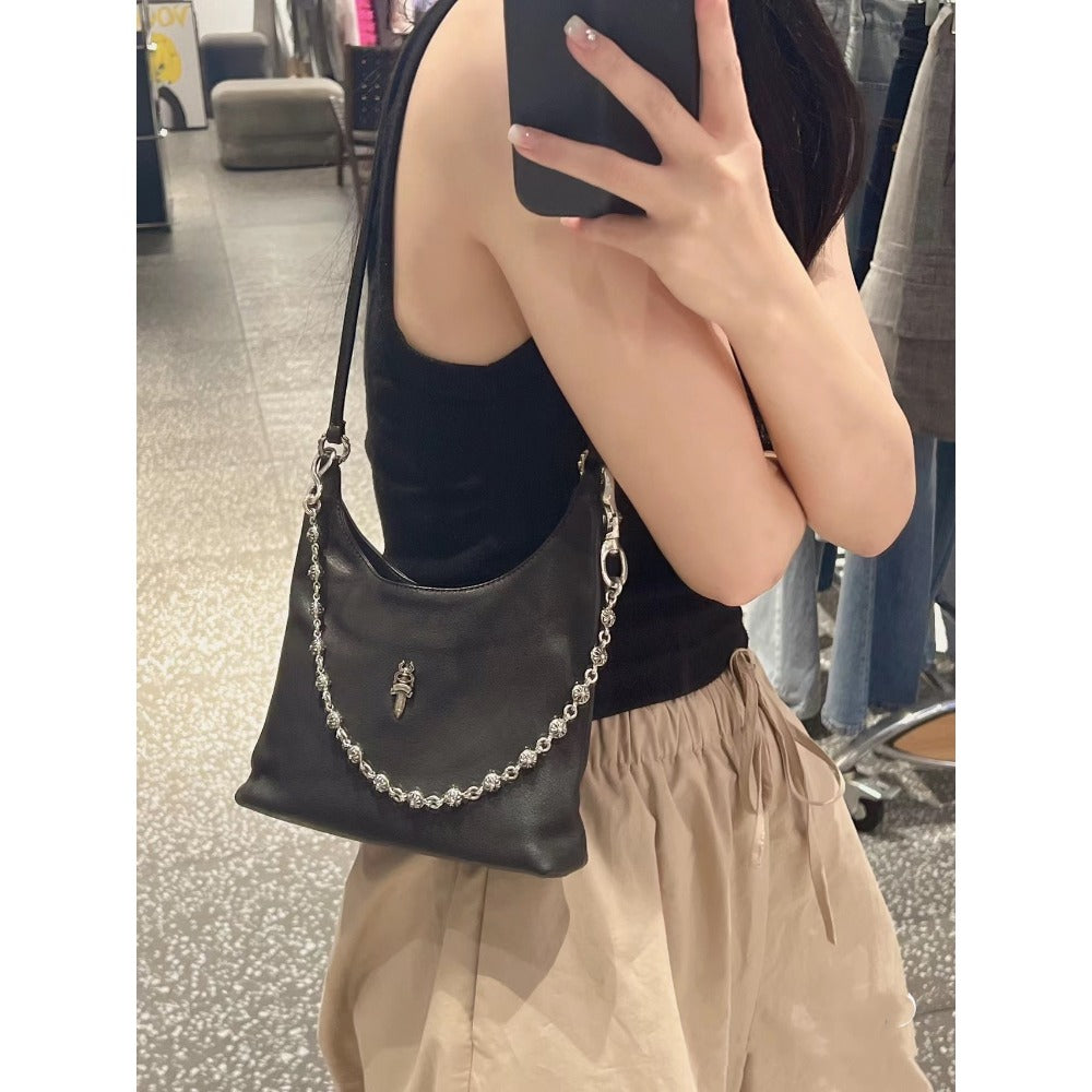 Chrome Heart Leather Bag Fashion Sword