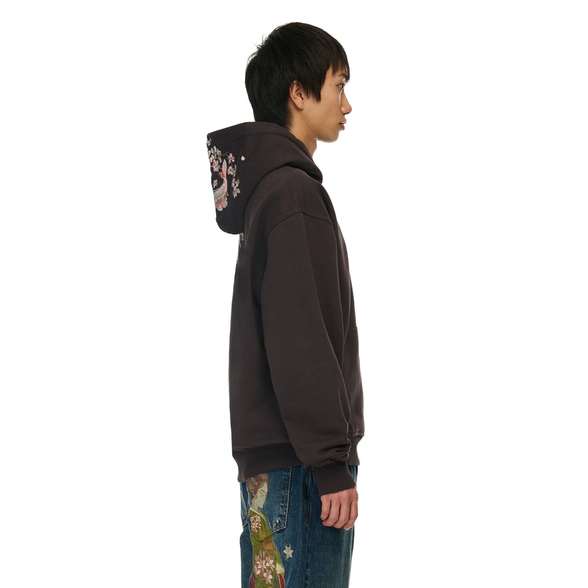 "yakuza" Hoodie brown