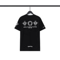 CHH Chrome Heart T Shirts Chrome Hearts Cross Sanskrit Print Short Sleeve Crew Neck T-Shirt