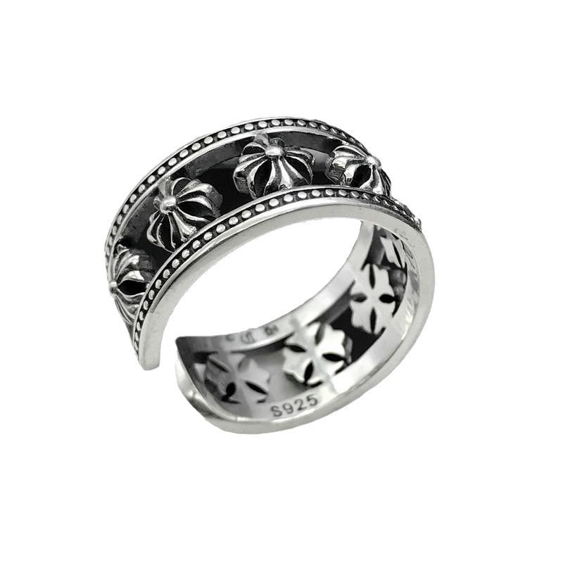 Chrome Heart Ring Men's and Women's Fashion High Street