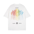 CHH Chrome Heart T Shirts Cross Color Printed Short Sleeve T-Shirt Loose