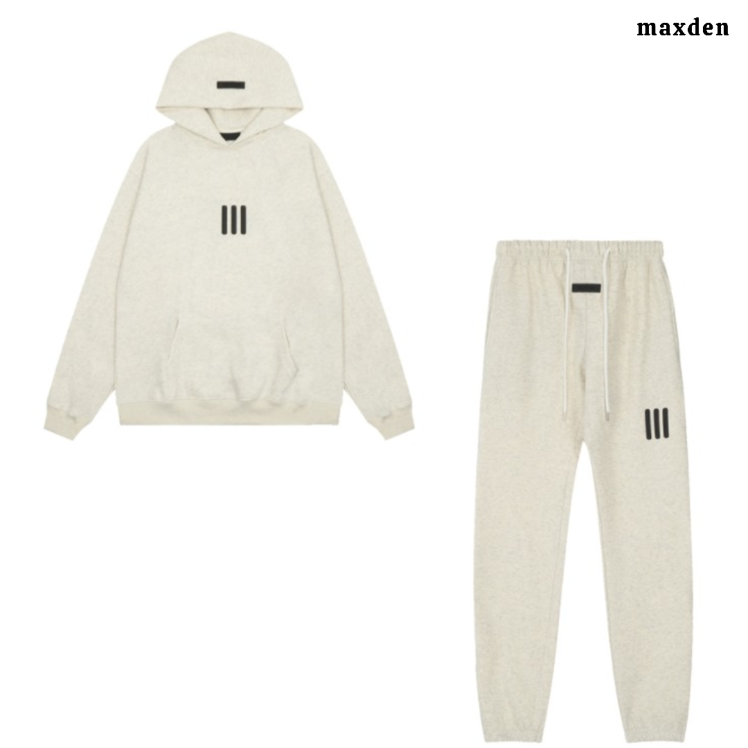 ESSENTIALS 3Logo HOODIE + FREE TRACKPANTS