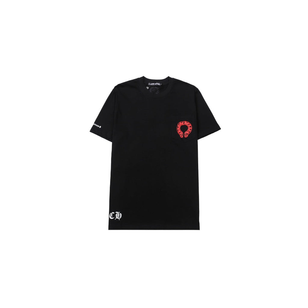 CHH Chrome Heart T Shirts Horseshoe Stacked Cross Short Sleeve T-Shirt